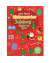 Juleaktivitetshæfte, rødt cover, 24 sider og stickers