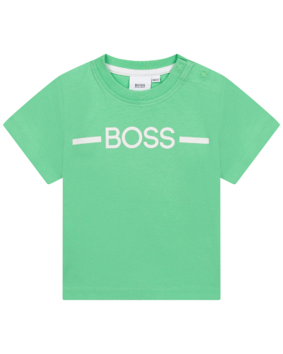 Kortærmet t-shirt mini boss grøn