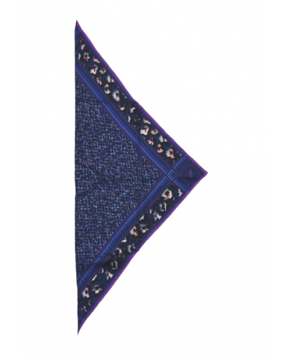 Silketørklæde triangle Angelika kufiya reflect estate blue