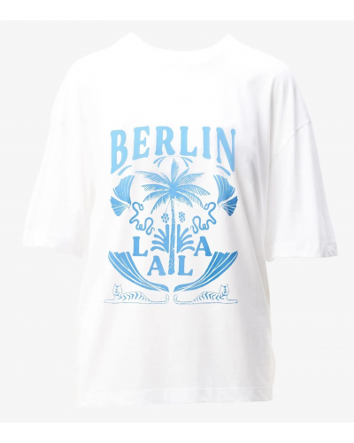 T-Shirt Celia lala palm white