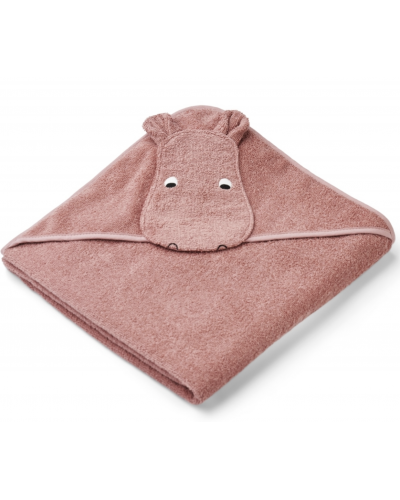Badehåndklæde Augusta hippo dusty raspberry