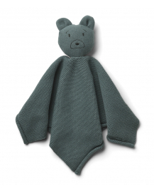 Liewood Milo knit cuddle cloth Mr bear whale blue