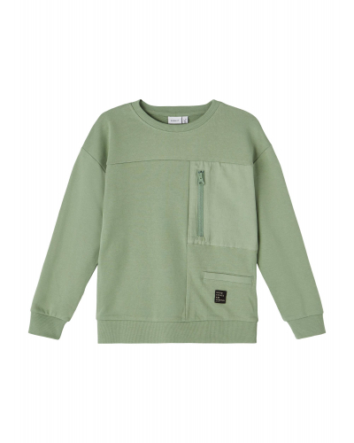 Delal LS Sweatshirt Hedge Green