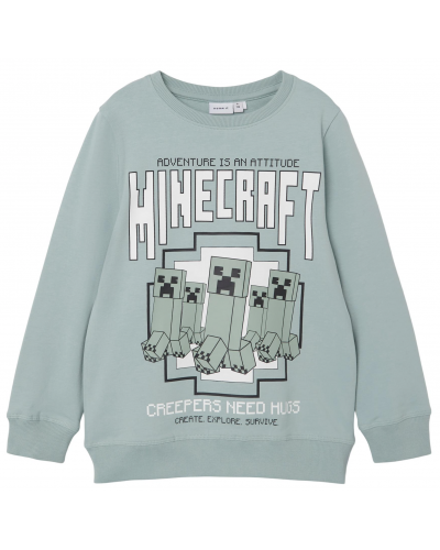 Juste Minecraft sweatshirt Blue Surf