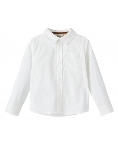 Rifik Langærmet Skjorte Bright White