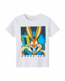 Name it Space Jam Jacker SS Top Bright White