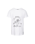 T-shirt Felina hvid m. sølv