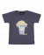 T-shirt Popcorn Mørkeblå