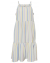 Emeli kjole Bright White/Blue Multi