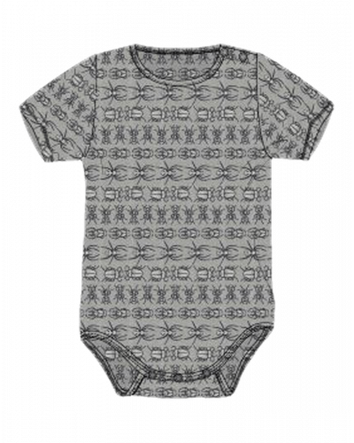 Body Plain T-shirt Print Grey Melange