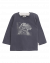 Langærmet T-shirt Dino Theory Gråblå